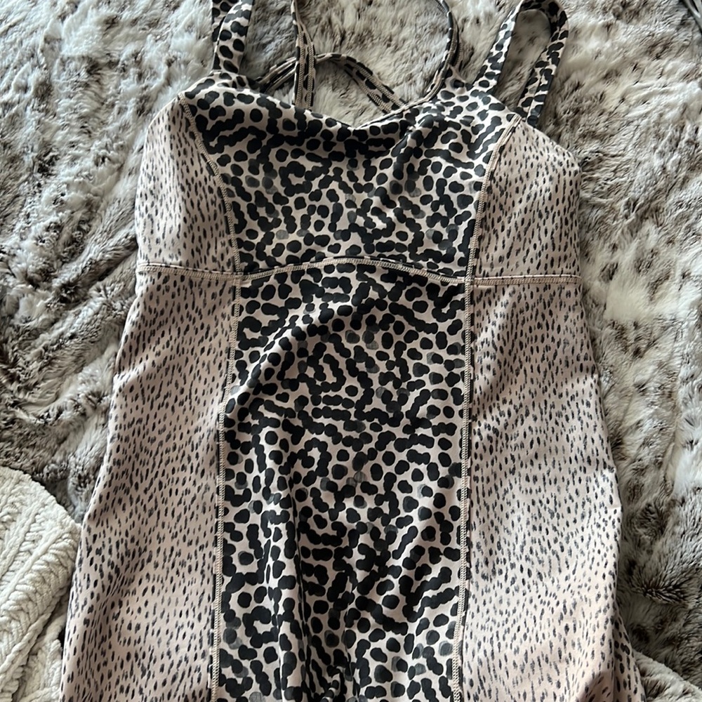 Lululemon Athletica Tops Lululemon Cheetah Print Workout Tank